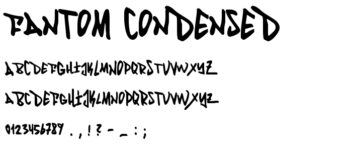 Fantom Condensed font